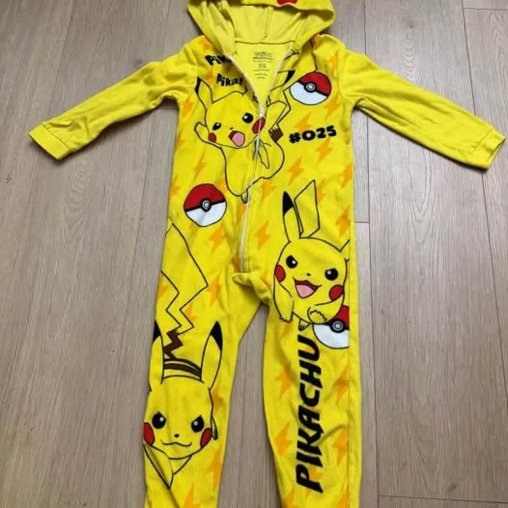 Pokémon Pikachu One-Piece Pajamas Size XS